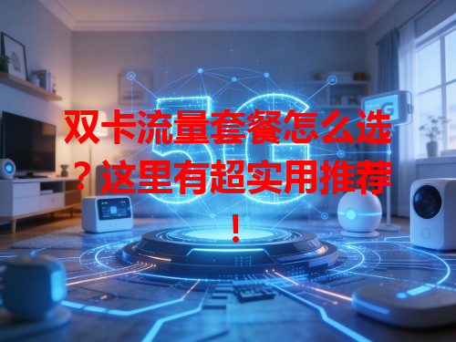 双卡流量套餐怎么选？这里有超实用推荐！