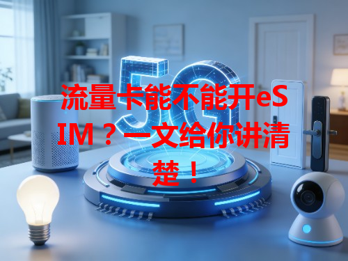 流量卡能不能开eSIM？一文给你讲清楚！