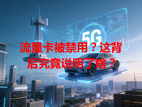 流量卡被禁用？这背后究竟说明了啥？