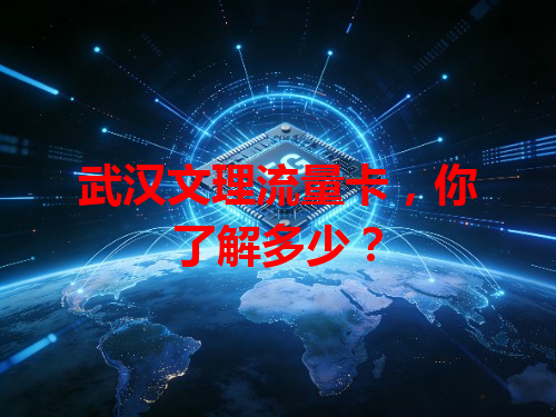 武汉文理流量卡，你了解多少？