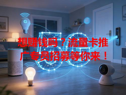 想赚钱吗？流量卡推广专员招募等你来！