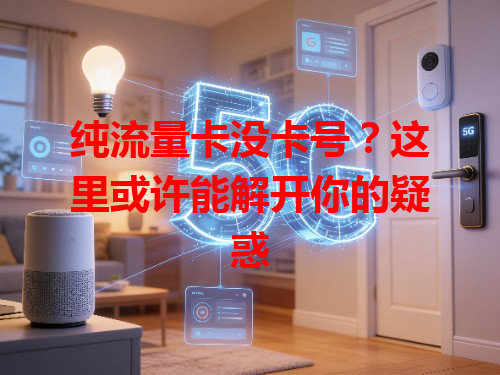 纯流量卡没卡号？这里或许能解开你的疑惑