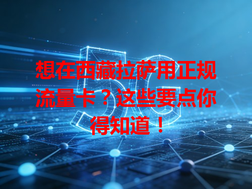想在西藏拉萨用正规流量卡？这些要点你得知道！