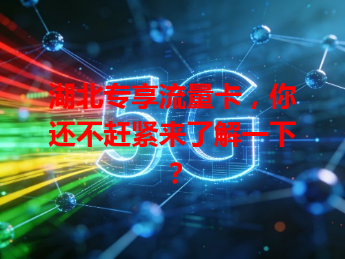 湖北专享流量卡，你还不赶紧来了解一下？
