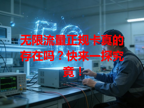 无限流量正规卡真的存在吗？快来一探究竟！