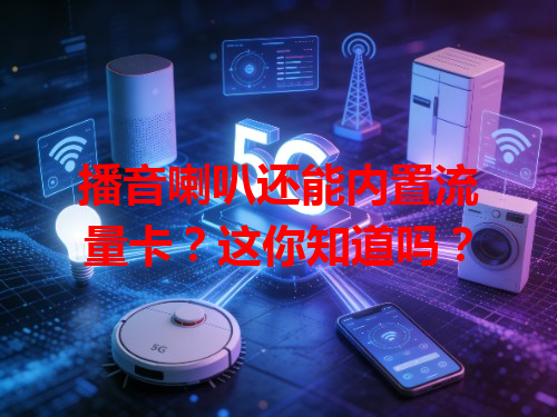 播音喇叭还能内置流量卡？这你知道吗？