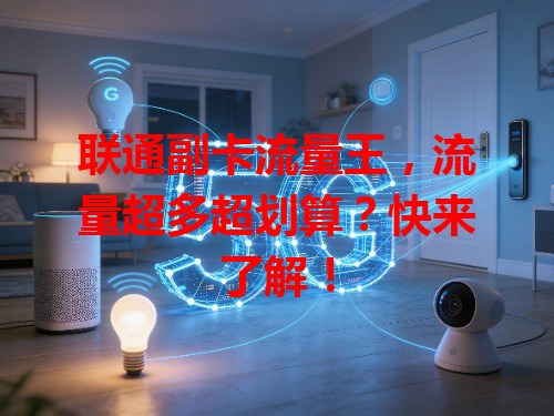 联通副卡流量王，流量超多超划算？快来了解！