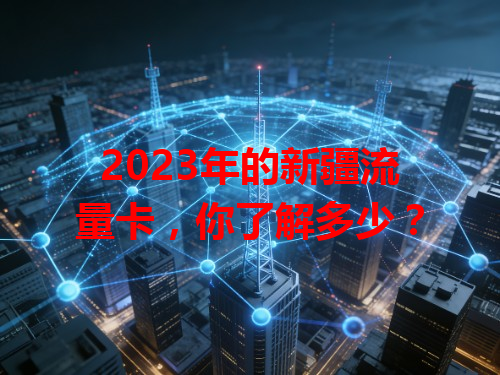 2023年的新疆流量卡，你了解多少？
