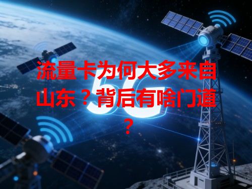 流量卡为何大多来自山东？背后有啥门道？