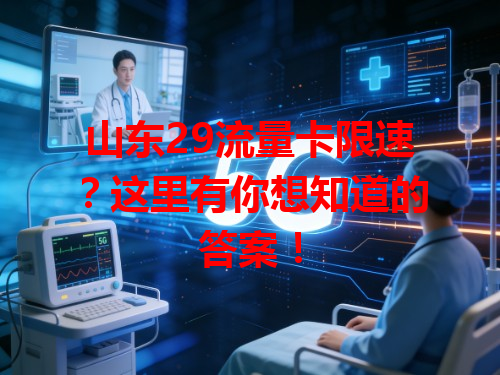 山东29流量卡限速？这里有你想知道的答案！