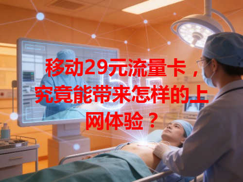 移动29元流量卡，究竟能带来怎样的上网体验？