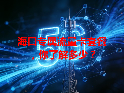 海口专属流量卡套餐，你了解多少？