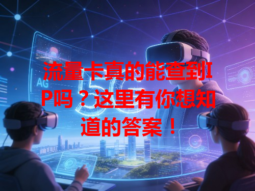 流量卡真的能查到IP吗？这里有你想知道的答案！