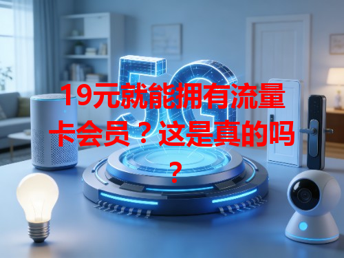 19元就能拥有流量卡会员？这是真的吗？
