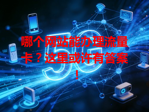哪个网站能办理流量卡？这里或许有答案！