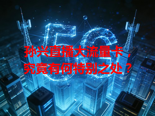 孙兴直播大流量卡，究竟有何特别之处？