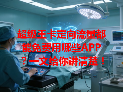 超级王卡定向流量都能免费用哪些APP？一文给你讲清楚！