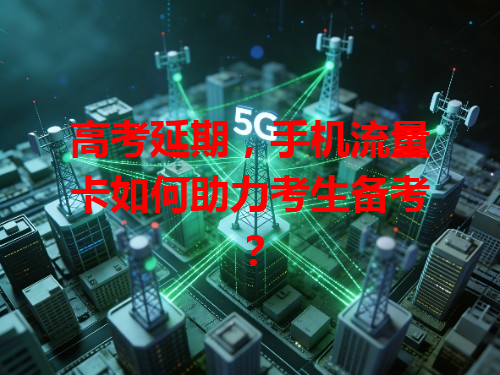 高考延期，手机流量卡如何助力考生备考？