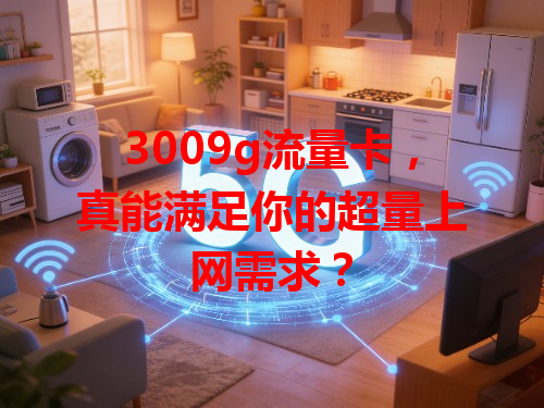 3009g流量卡，真能满足你的超量上网需求？