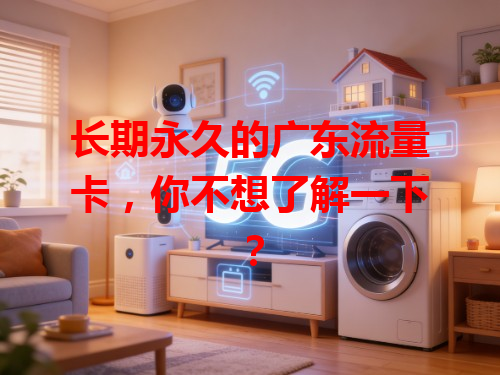长期永久的广东流量卡，你不想了解一下？