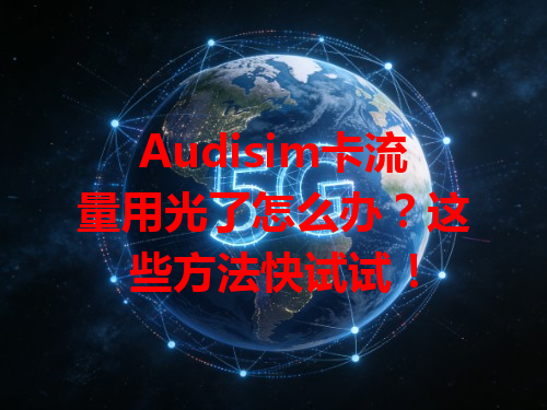 Audisim卡流量用光了怎么办？这些方法快试试！