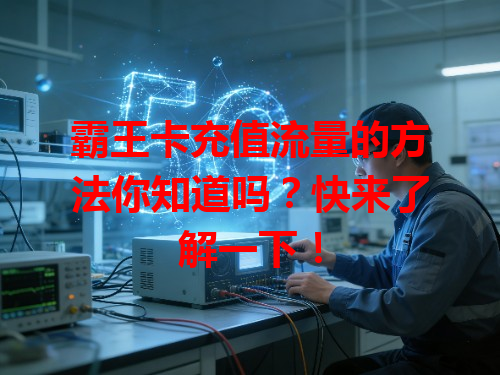霸王卡充值流量的方法你知道吗？快来了解一下！