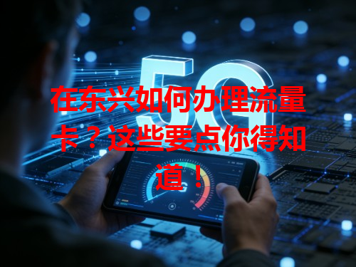 在东兴如何办理流量卡？这些要点你得知道！