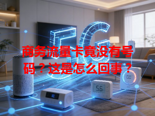 商务流量卡竟没有号码？这是怎么回事？