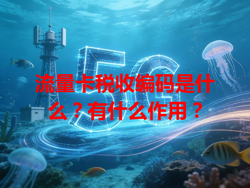 流量卡税收编码是什么？有什么作用？