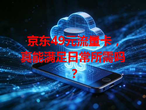 京东49元流量卡，真能满足日常所需吗？