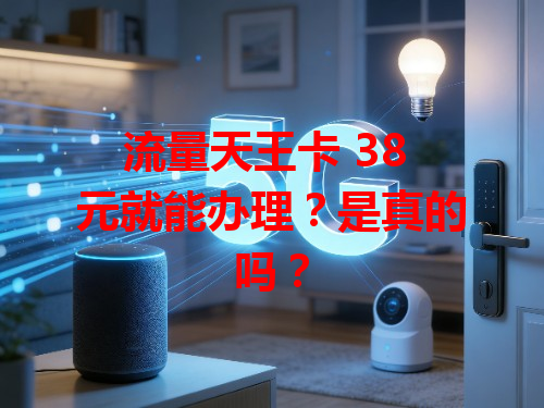 流量天王卡 38 元就能办理？是真的吗？