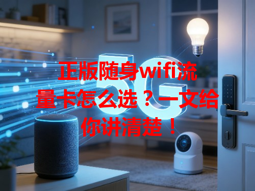 正版随身wifi流量卡怎么选？一文给你讲清楚！