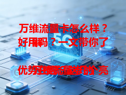 万维流量卡怎么样？好用吗？一文带你了解

万维流量卡的优势在哪？这几个亮点告诉你

想知道万维流量卡吗？这些信息别错过