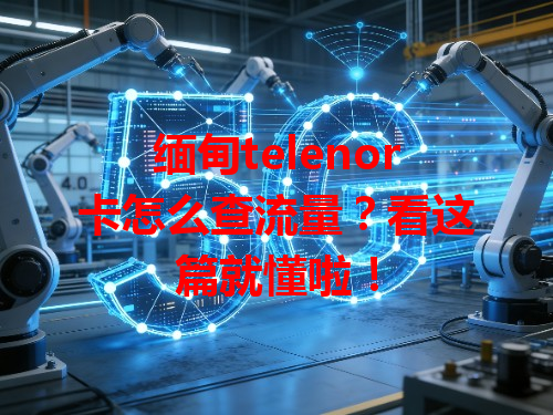 缅甸telenor卡怎么查流量？看这篇就懂啦！