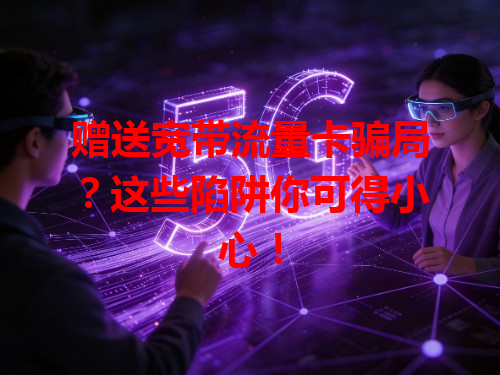 赠送宽带流量卡骗局？这些陷阱你可得小心！