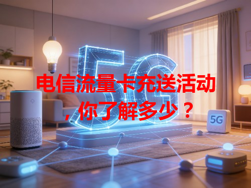 电信流量卡充送活动，你了解多少？