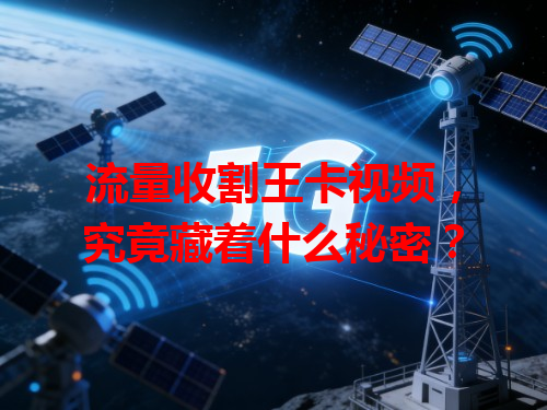流量收割王卡视频，究竟藏着什么秘密？