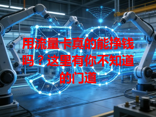用流量卡真的能挣钱吗？这里有你不知道的门道