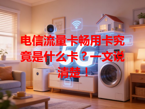 电信流量卡畅用卡究竟是什么卡？一文说清楚！