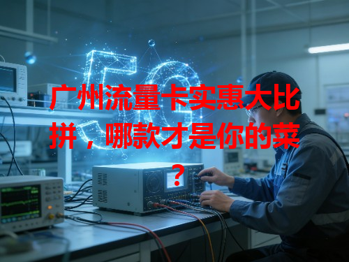 广州流量卡实惠大比拼，哪款才是你的菜？