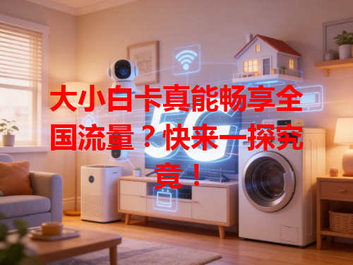 大小白卡真能畅享全国流量？快来一探究竟！