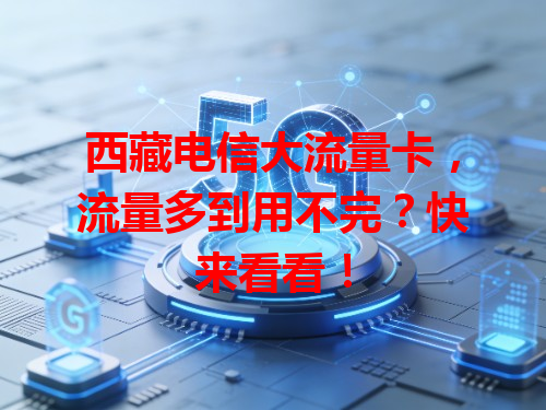 西藏电信大流量卡，流量多到用不完？快来看看！