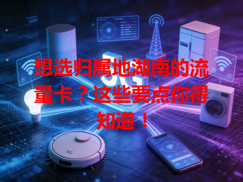 想选归属地湖南的流量卡？这些要点你得知道！