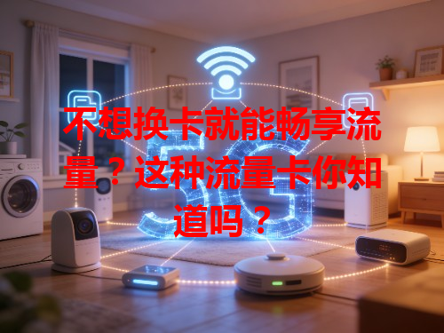 不想换卡就能畅享流量？这种流量卡你知道吗？