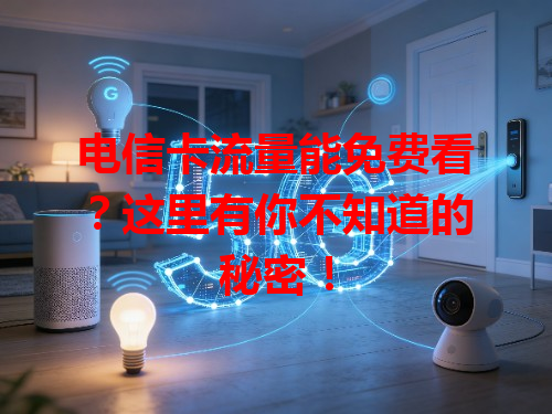 电信卡流量能免费看?这里有你不知道的秘密!