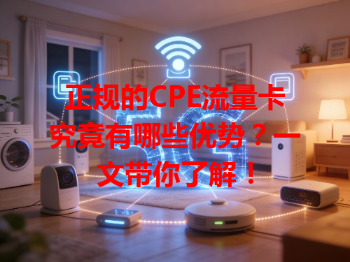 正规的CPE流量卡究竟有哪些优势？一文带你了解！