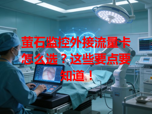 萤石监控外接流量卡怎么选？这些要点要知道！
