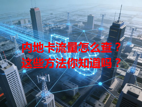 内地卡流量怎么查？这些方法你知道吗？