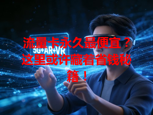 流量卡永久最便宜？这里或许藏着省钱秘籍！