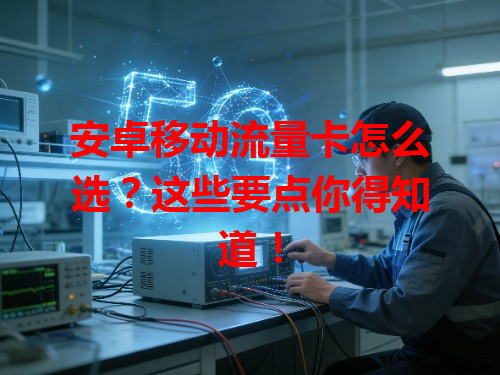 安卓移动流量卡怎么选？这些要点你得知道！